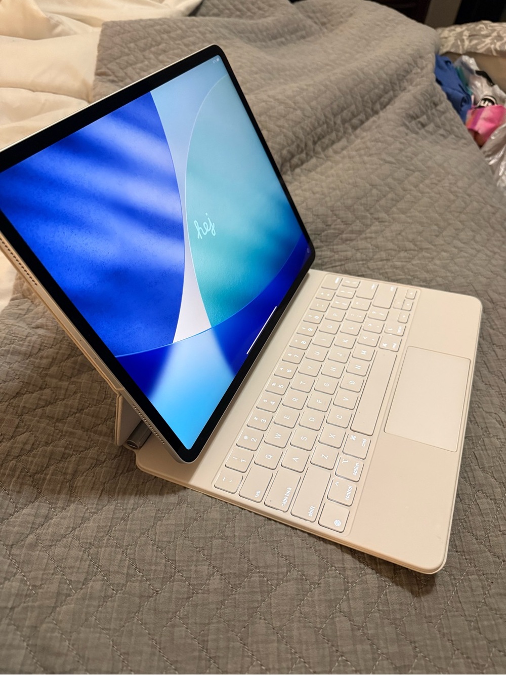 2020 4th GEN Apple iPad 12.9 PRO 256G wireless plus cellular and Apple Magic Key